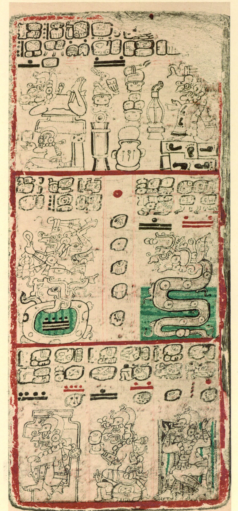 Página no. 35 del Códice de Dresde (tomado de Famsi.org)