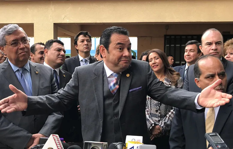 Relación con Jimmy Morales