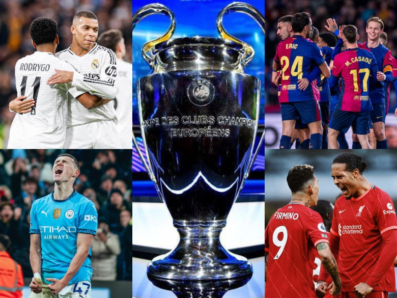 Los cinco favoritos para ganar la Champions League