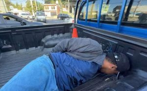 Otro de los presuntos sicarios detenidos en mercado Concepción de Villa Nueva.