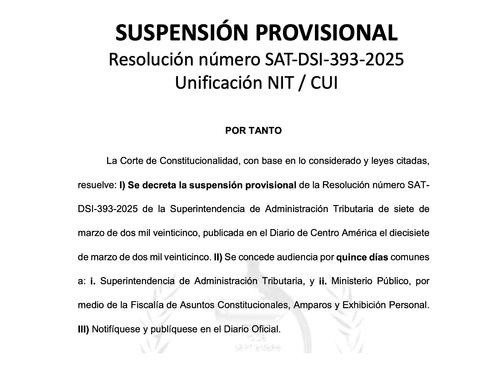 Argumentos clave de la decisión: