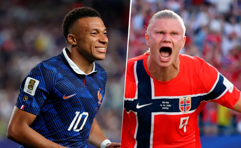 Francia goleó 4-1 a Noruega y aseguró el primer lugar del Grupo I