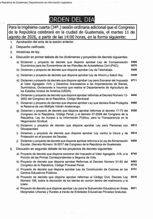 Combustibles quedan fuera