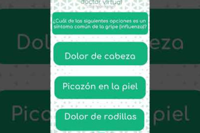 ¿y tú sabes identificar síntomas comunes de la gripe?