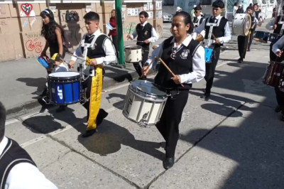 Desfiles escolares en antesala a la celebración de independencia en Guatemala