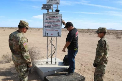 Torres de rescate para migrantes en el desierto podrán salvarles la vida