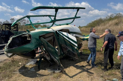 Milagro en Finca La Pastoria: Helicóptero cae con cuatro tripulantes y todos sobreviven