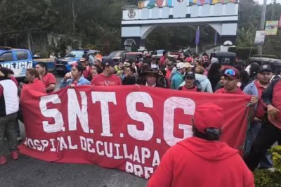 El Sindicato Nacional de Trabajadores de la Salud -SNTSG- cae en desacato