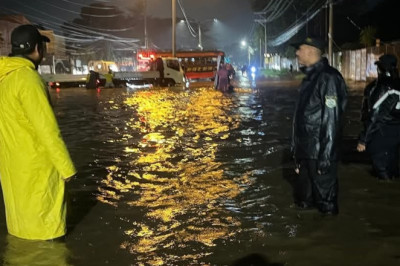 ¡Nadan en la calle! Inundaciones en Escuintla tras intensas lluvias