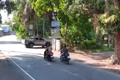 Accidente en El Garitón deja motorista herido