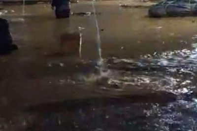 Reportan inundación en el mercado municipal de Santa María Cahabón, Alta Verapaz