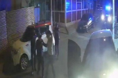 Video capta persecución policial que terminó en choque y disparos dentro de residencial de zona 18