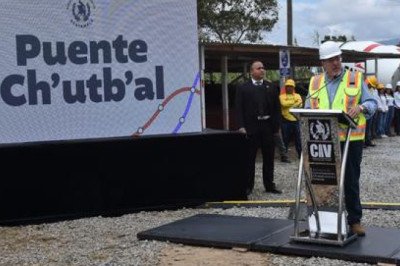 Reanudan construcción del puente Belice 2, ahora denominado Ch’utb’al