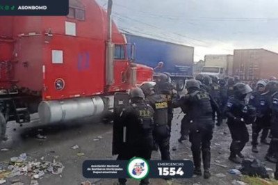 Enfrentamiento en bloqueo de Cuyotenango deja varios heridos