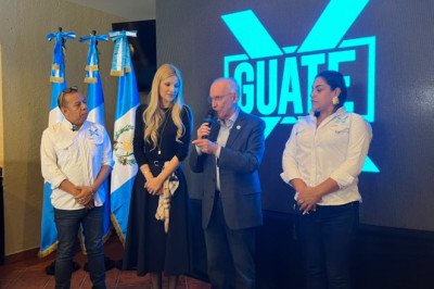 XGuate realiza rueda de prensa con Edmond Mulet, Aldo Dávila y Flaminia Villagrán